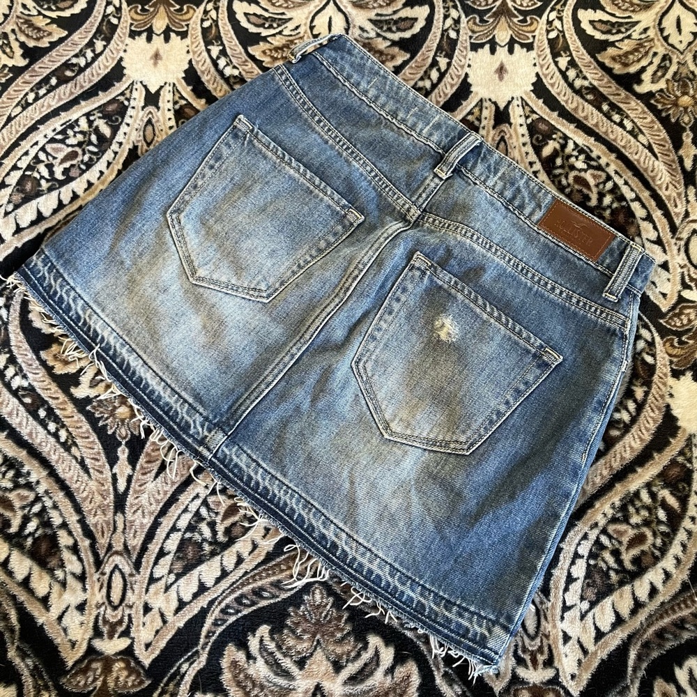 Hollister Rip & Repair High Rise Mini Skirt - Picture 8 of 8